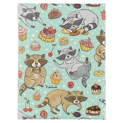 Записная книжка «Енот-сладкоежка», 48 листов, А6 - фото 1