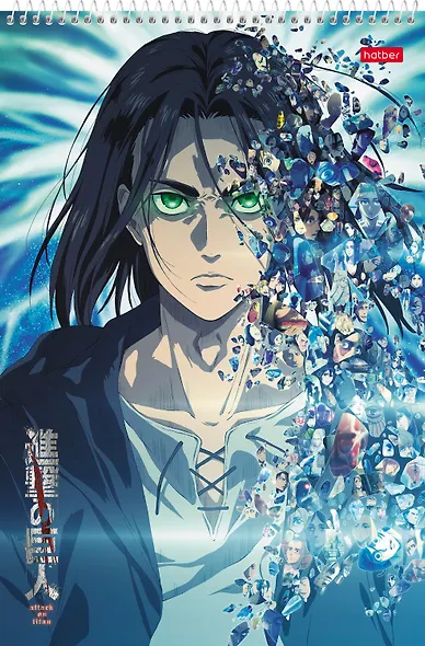 Альбом для рисования Hatber, "Атака Титанов", А4, 30 листов, на спирали, в ассортименте - фото 4