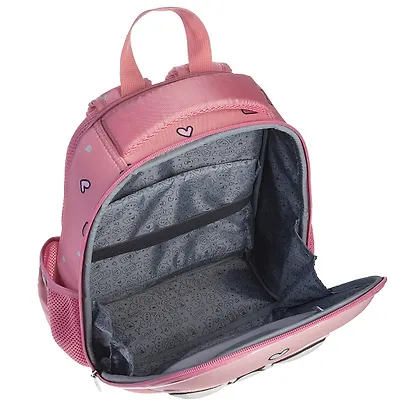 Ранец "ERGONOMIC MINI -Зайка в кармашке" 35*27*13см, 1отд.,  EVA, нагрудн.стяжка, светоотраж.элементы, 2 кармана - фото 8