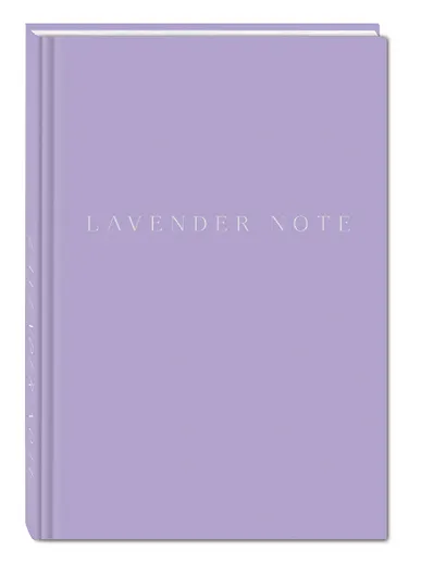 Книга для записей А5 72л "Lavender Note. Мои лавандовые мечты" с цветными страницами - фото 2
