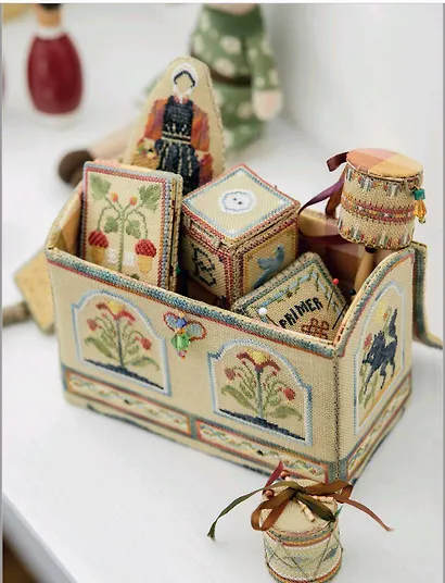 Шкатулка с сокровищами. Прикладная счетная вышивка Бетси Морган - фото 6