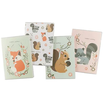 Тетрадь в линейку Forest animals, А5, 64 листа, в ассортименте - фото 3