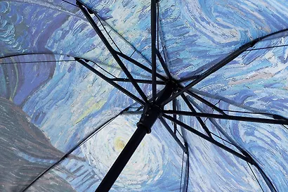 Зонт Винсент Ван Гог Звездная ночь (диаметр 110см) (305г) (12-10573-202405-U4) - фото 7