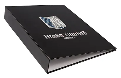 Папка-обложка для тетради со сменными блоками А5 "Атака Титанов Сезон 1-3" 2 кольца, в ассортименте - фото 2