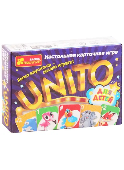 Настольная карточная игра ТМ Ранок - UNITO (детская) - фото 1