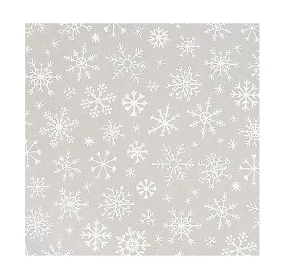 Бумага упаковочная 70*100см "Серебряные звезды" НГ инд.уп. - фото 3