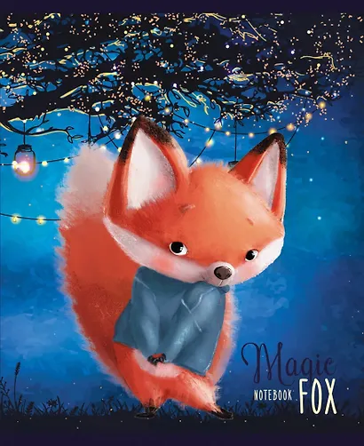 Тетрадь общая «Magic FOX» в ассортименте, 48 листов в клетку, А5 - Listoff - фото 6