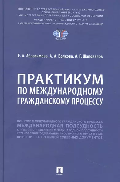 Практикум по международному гражданскому процессу - фото 1