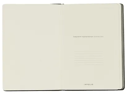 Ежедневник недат. А5 96л "Melange" серый, тв.переплет, резинка, тонир.блок, ляссе - фото 4