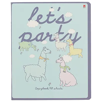 Тетрадь в клетку Альт, "Давай, лама, давай!", 48 листов, в ассортименте - фото 3