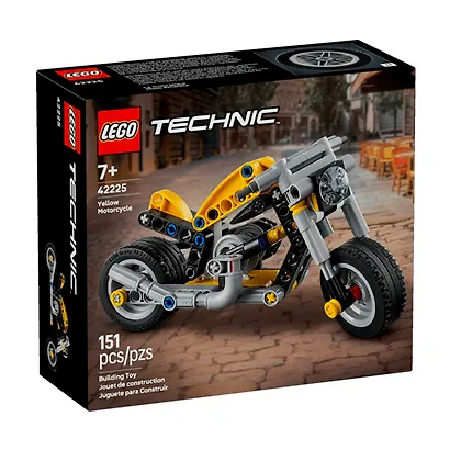 42225 Конструктор детский LEGO Technic Жёлтый мотоцикл, 151 деталей, возраст 7+ - фото 2