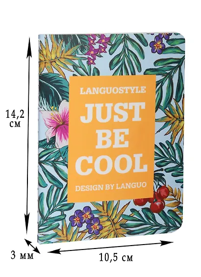 Записная книжка А6 24л кл. "Just be cool" сшивка, ассорти, Languo - фото 2