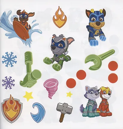 Щенячий патруль  № БН 2017 Большие наклейки для маленьких пальчиков - фото 2