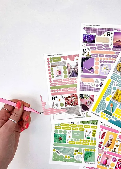 Набор стикеров Remarklee "Нежные", 5 листов - фото 4