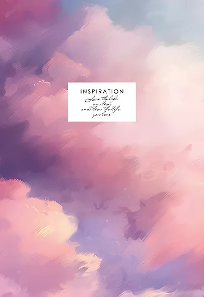 Ежедневник недат. А5 128л "ЛЕГЕНДА. Розовый расвет" интегр.переплет, ламинация Soft Touch,  офсет - фото 1