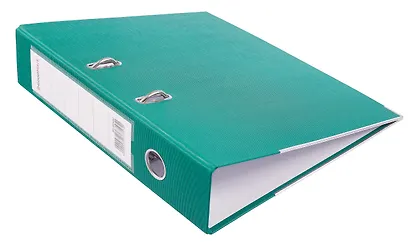 Папка архивная 70мм А4 зеленая, бумвинил, прозр.карман, GoodMark - фото 3