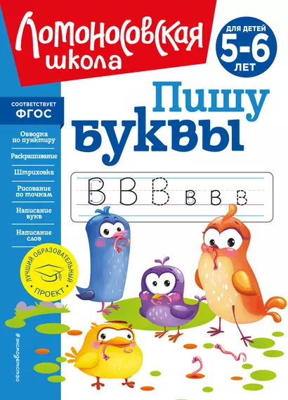 Пишу буквы: для детей 5-6 лет - фото 1