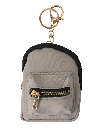 Брелок-обвес на сумку Рюкзачок Светло-Серый (текстиль) (12-3307025189-2561113) - фото 1