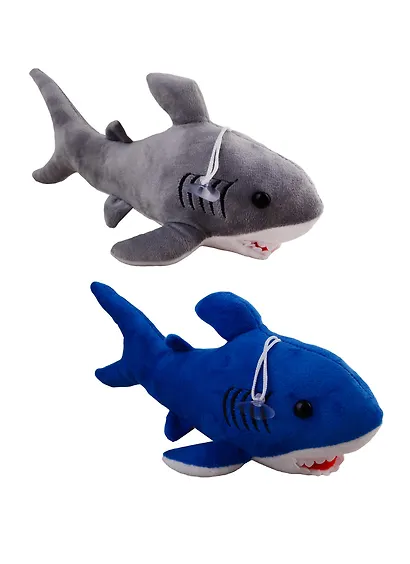 Мягкая игрушка Акула, 28 см - фото 5
