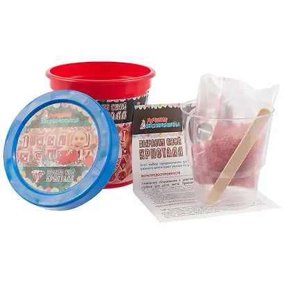 Набор для опытов, Серия Лучшие эксперименты Вырасти рубиновый кристалл 120гр. - фото 2