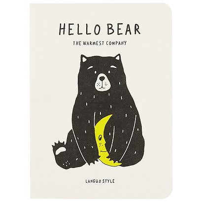 Записная книжка «Hello Bear» А6, 24 листа в клетку, сшивка, Languo, в ассортименте - фото 4