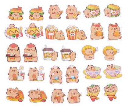 Набор стикеров Капибара 1 - фото 3