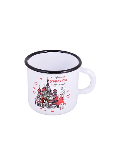 Кружка Москва From Moscow with love ХВБ 400мл (мет.эмал.) (09006-19D) - фото 1