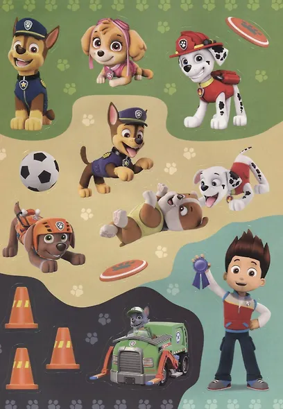 Щенячий патруль. Многоразовые наклейки - фото 2
