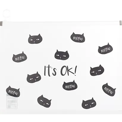 Папка на молнии «Kitty», А4 - фото 1