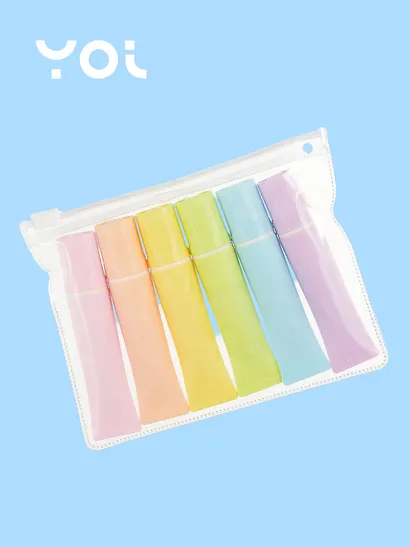 Текстовыделители Yoi, Pastel tube, 6 цветов - фото 2