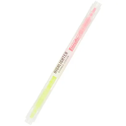 Текстовыделитель Double color, двухсторонний, в ассортименте - фото 3