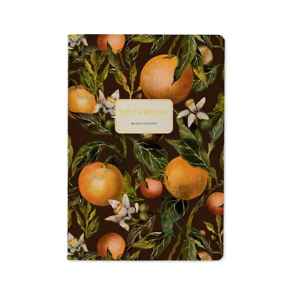 Тетрадь общая «FLORA. PARADISE. Oranges», 40 листов в линейку, А5 - Bruno Visconti - фото 1