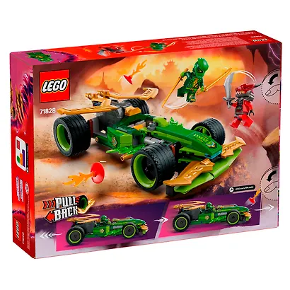 71828 Конструктор детский LEGO Ninjago Гоночный автомобиль Ллойда (с откатным механизмом), 181 деталей, возраст 7+ - фото 3