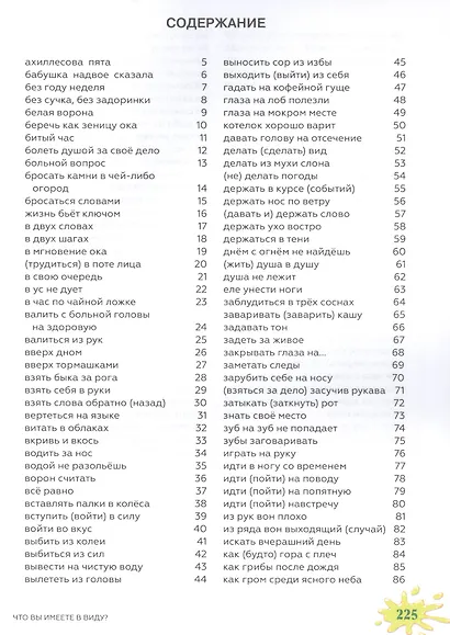 Что вы имеете в виду? Краткий словарь устойчивых словосочетаний русского языка - фото 2