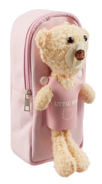 Пенал-косметичка "Little bear" с игрушкой, ассорти - фото 3