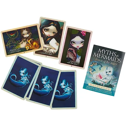 Таро Аввалон, Myths & Mermaids Oracle of the water (коробка) (упаковка) (44 карты) (Becket-Griffith) (TSA10) (на а - фото 3