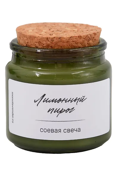 Свеча ароматическая (Лимонный пирог) (100мл) (сЛп1) - фото 1