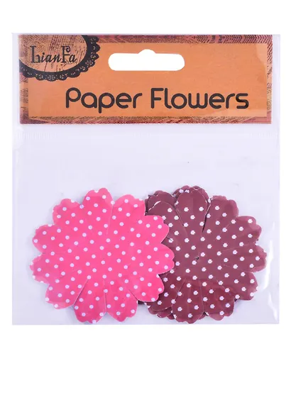 Набор для творчества Набор бумажных цветов Paper Flower (4шт+4шт) - фото 4