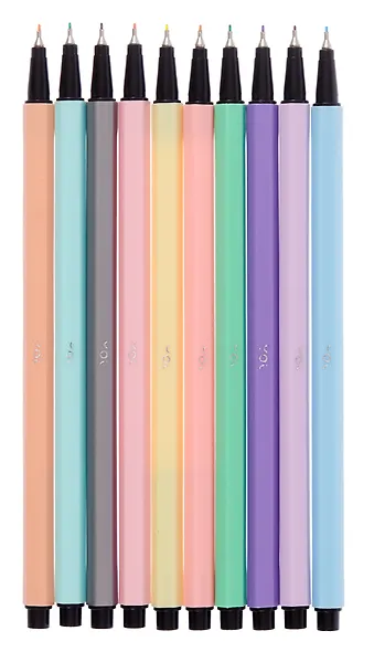 Ручки капиллярные 10 цветов, 0,45мм, Art idea - фото 6