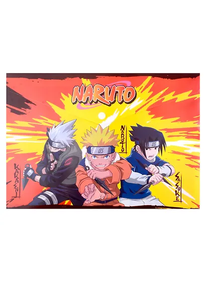 Папка -конверт «Naruto» А4 на кнопке, Academy Style - фото 1