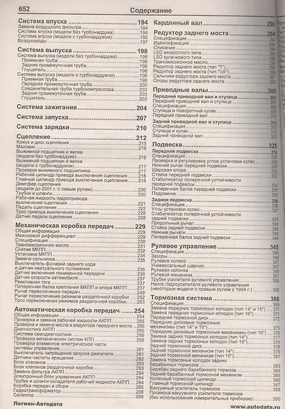 Subaru Impreza. Модели с  1993-2002 гг. выпуска с двигателями 1,5 л, 1,6 л, 1,8 л, 2,0 л, и 2,0 л. Turbo. Устройство, техническое обслуживание и ремонт - фото 4