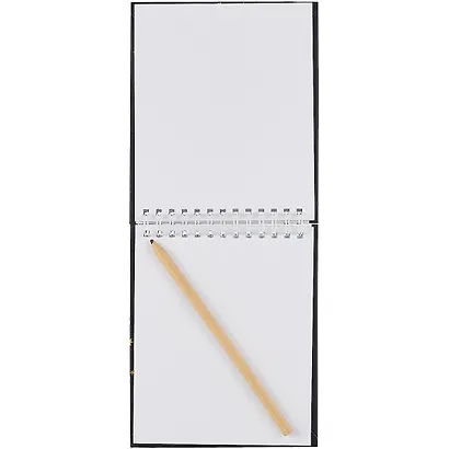 Скетчбук А6 40л "Кит" 120г/м2, тв.обложка, спираль - фото 2