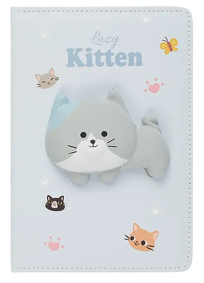 Книга для записей А5 80л кл. "Животные", декор.элемент - мялка, ассорти, инд.уп. - фото 11