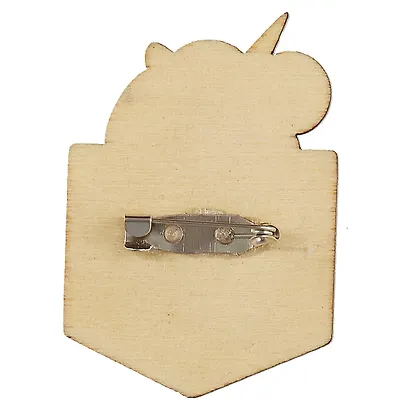 Значок деревянный Be unique - фото 3