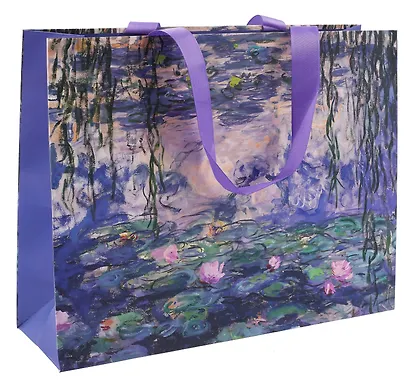 Пакет А4 28*36*11 "ART. Моне К. Водяные лилии", Schiller - фото 2