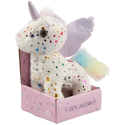Единорог с блестками в цветной коробке - фото 2