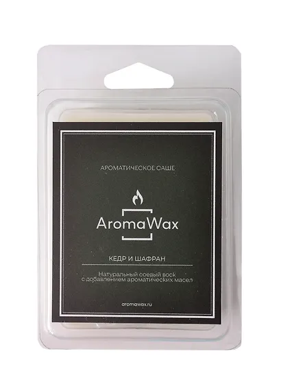 Ароматическое саше (кубики) Кедр и Шафран  (90г) (11х7) (150597441) (AromaWax) - фото 1