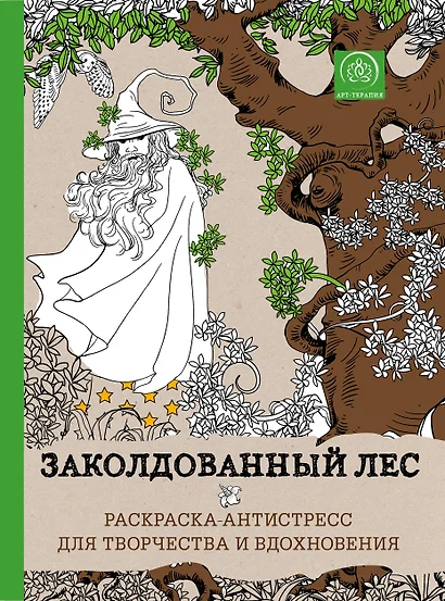 Заколдованный лес. Раскраска-антистресс для творчества и вдохновения - фото 1