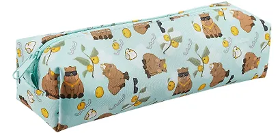 Пенал-косметичка "Реально крутой Капибара", на молнии мягкий - фото 2