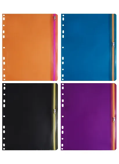 Папка на молнии А5 с перфорацией - фото 3